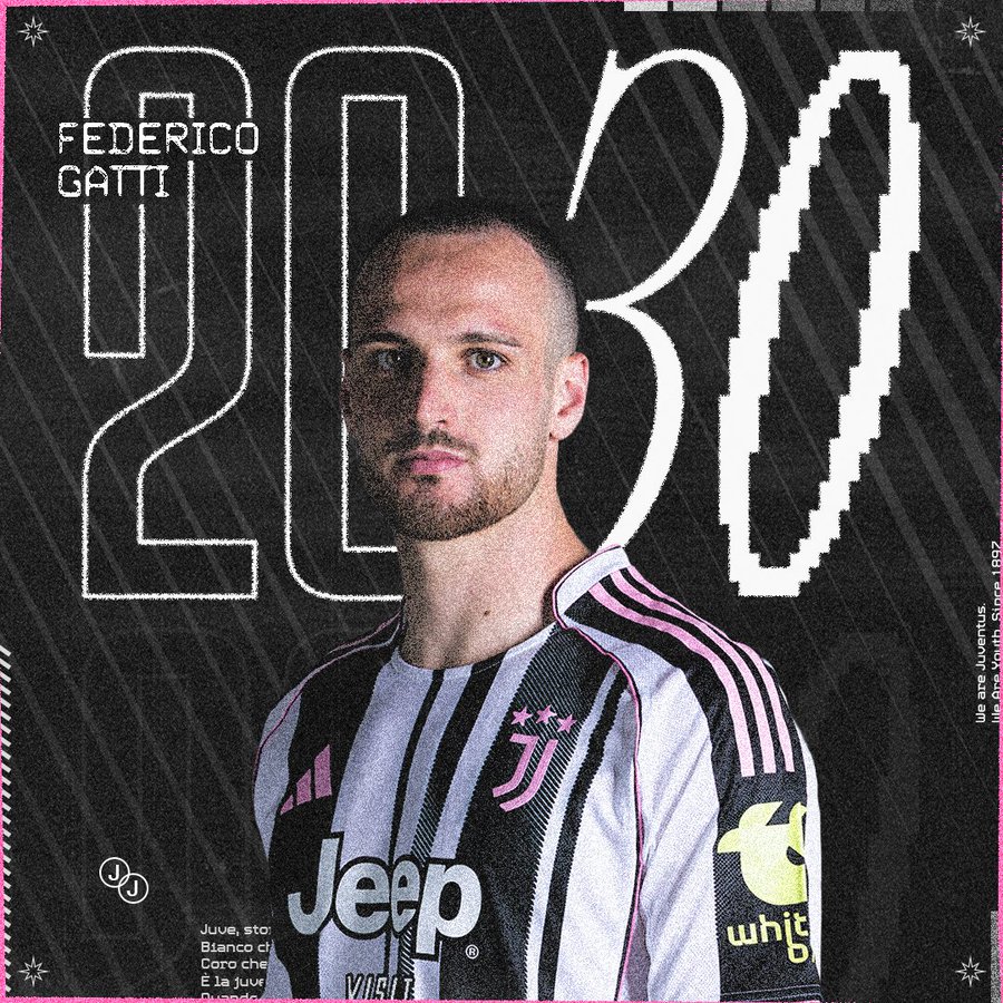 Quan chức Juventus: Đội bóng và trung vệ Gatti gia hạn hợp đồng đến năm 2030