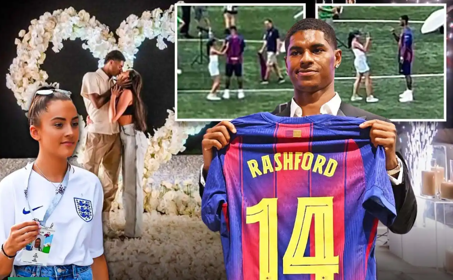 Thành công cả trong sự nghiệp lẫn tình yêu! Rashford đã hàn gắn với vị hôn thê sau khi gia nhập Barcelona