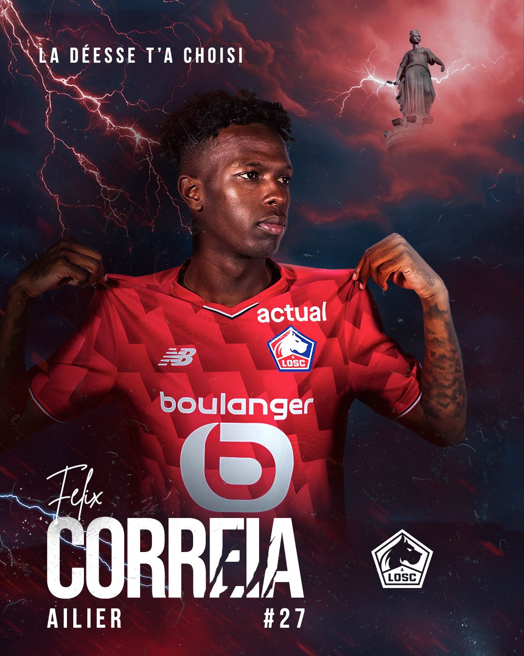 Chính thức: Lille chính thức ký hợp đồng với tiền đạo Felix Correa của Gil Vicente Chính thức: Lille chính thức ký hợp đồng với tiền đạo Felix Correa của Gil Vicente