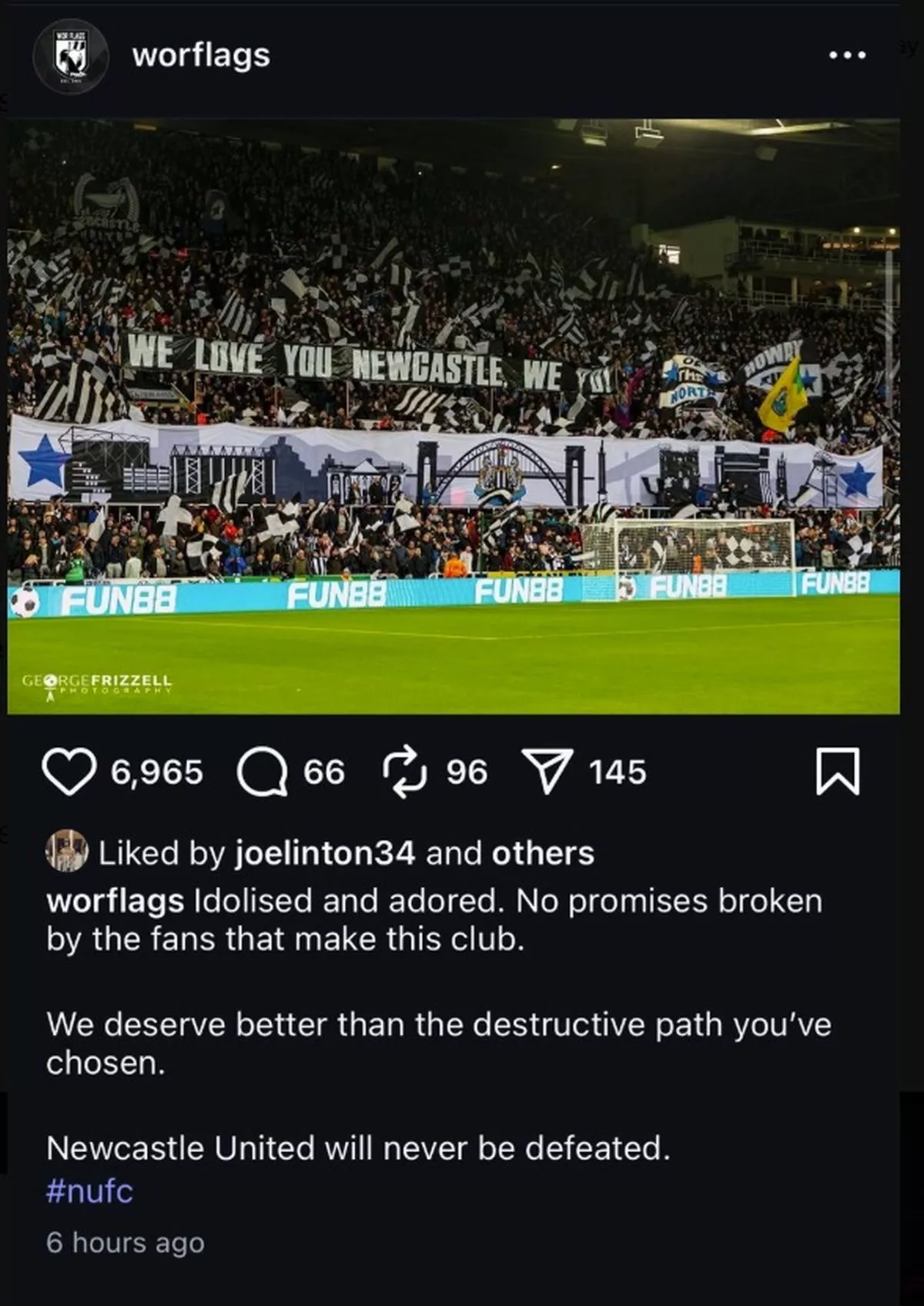 Tiền vệ Joelinton của Newcastle đã "thích" một bài đăng chỉ trích Isaac trên mạng xã hội