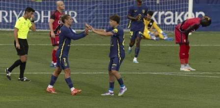 De Frutos và Griezm lần lượt ghi bàn, Atletico Madrid hòa Rayo Vallecano 1-1