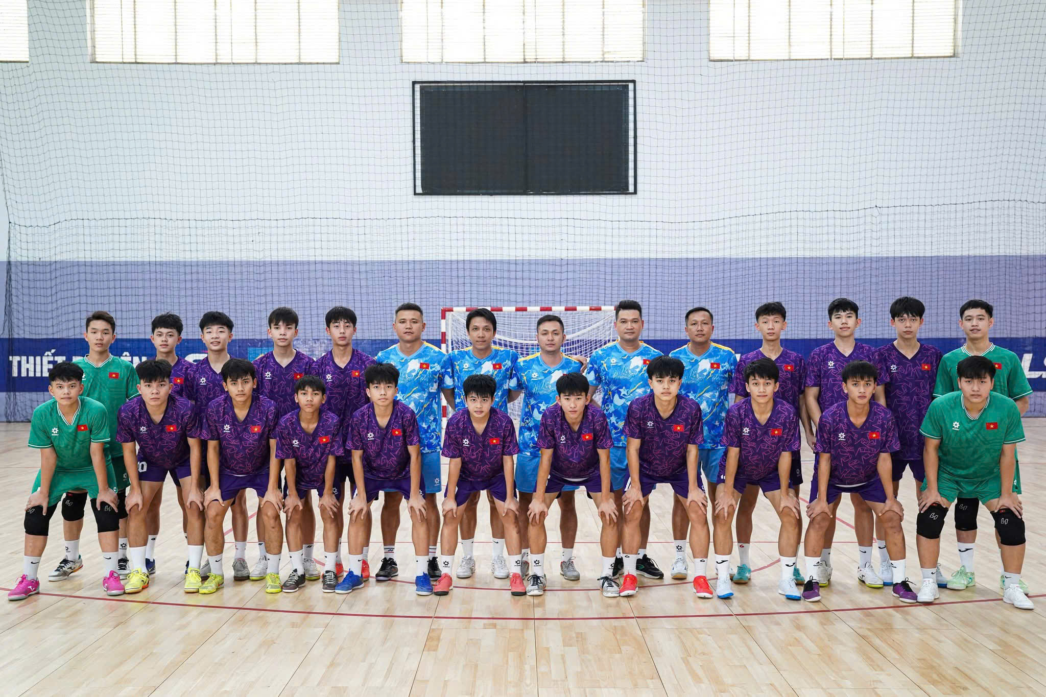 Hai đội trẻ Futsal Việt Nam lên đường sang Thái Lan dự giải Đông Nam Á 2